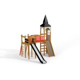 Alcazar w/slide castle with slide