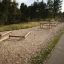 Équipement de fitness extérieur Balance installé dans un parc.